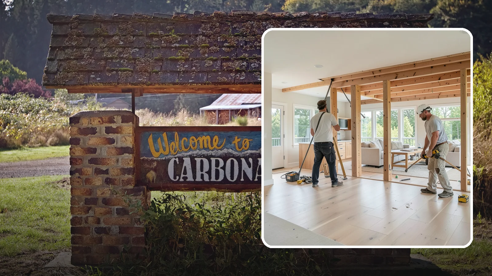 Open Floor Plan Conversion in Carbonado, Pierce County, WA - Combining closed-off rooms into one open, connected living space with proper structural support.