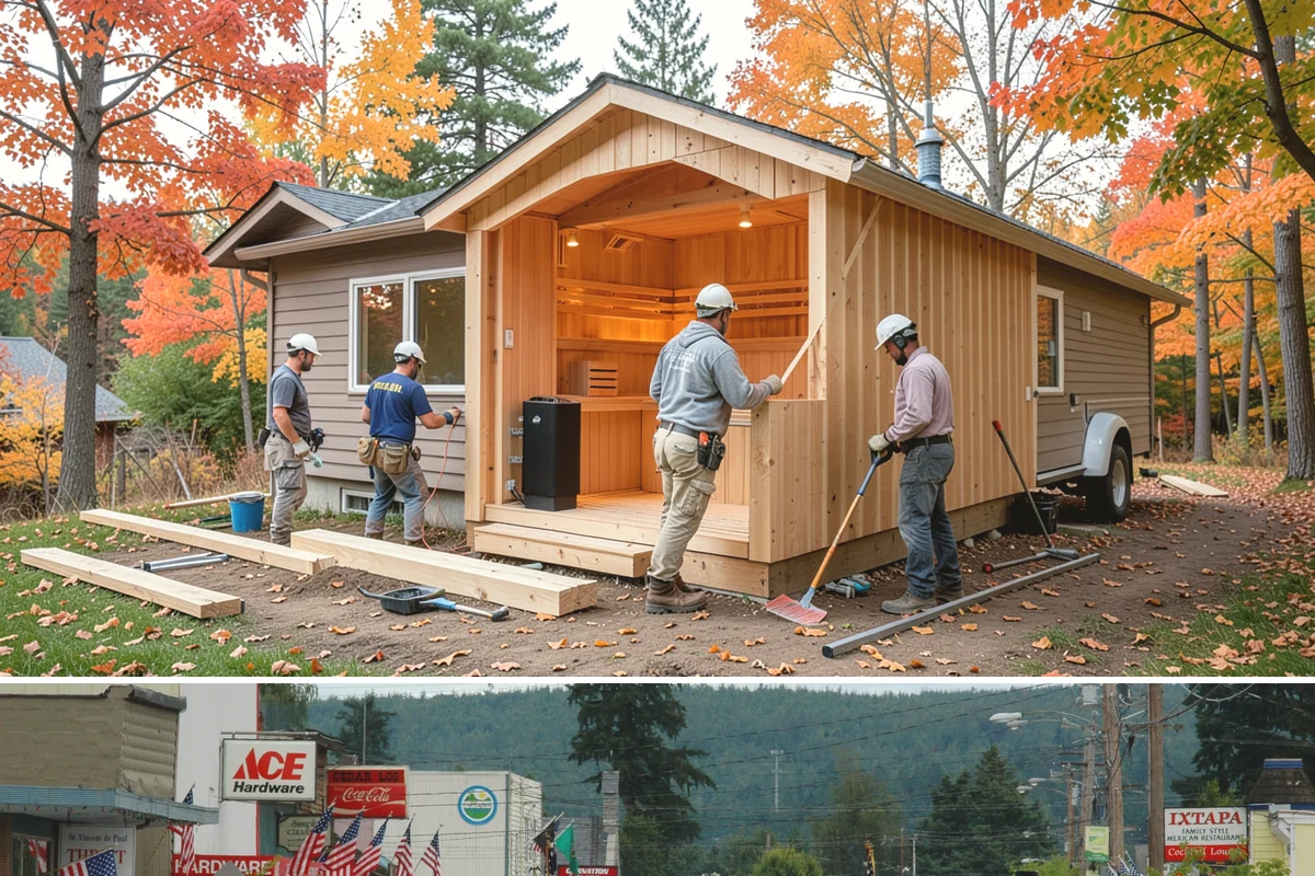 Open Floor Plan Conversion in Carnation, King County, WA - Conversions happen year-round indoors, with drier seasons easing the coordination of structural inspections.