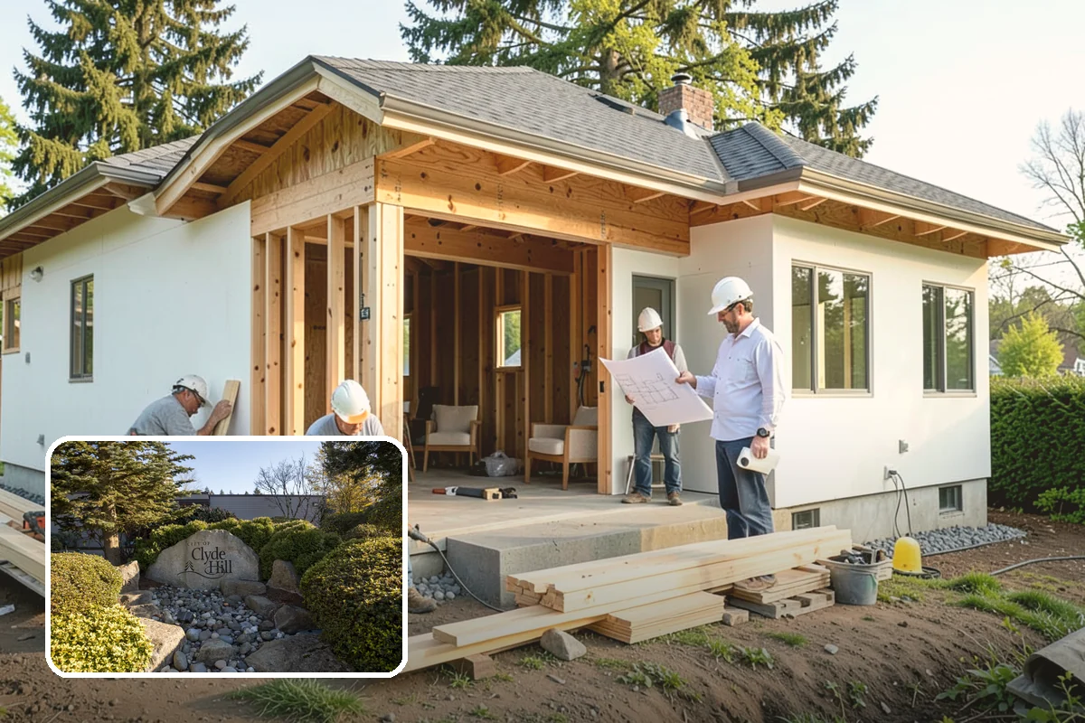 Open Floor Plan Conversion in Clyde Hill, King County, WA - Creates a bright, connected living area