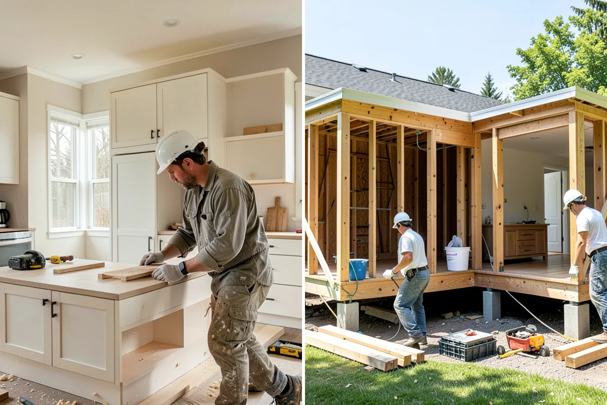Open Floor Plan Conversion in Enumclaw, King County, WA - Identify walls and load paths to remove