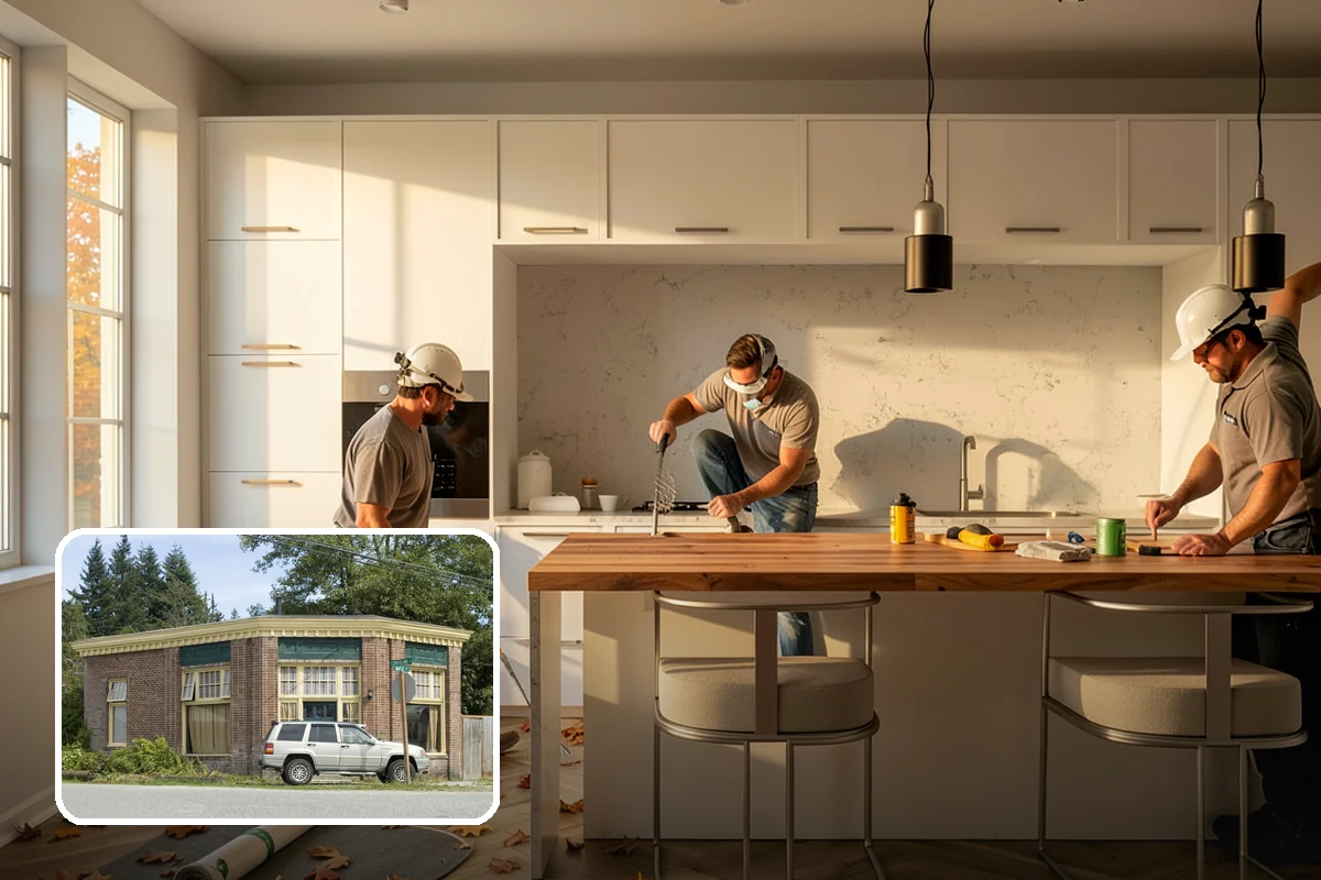 Open Floor Plan Conversion in Hamilton, Skagit County, WA - Creates a bright, connected living area