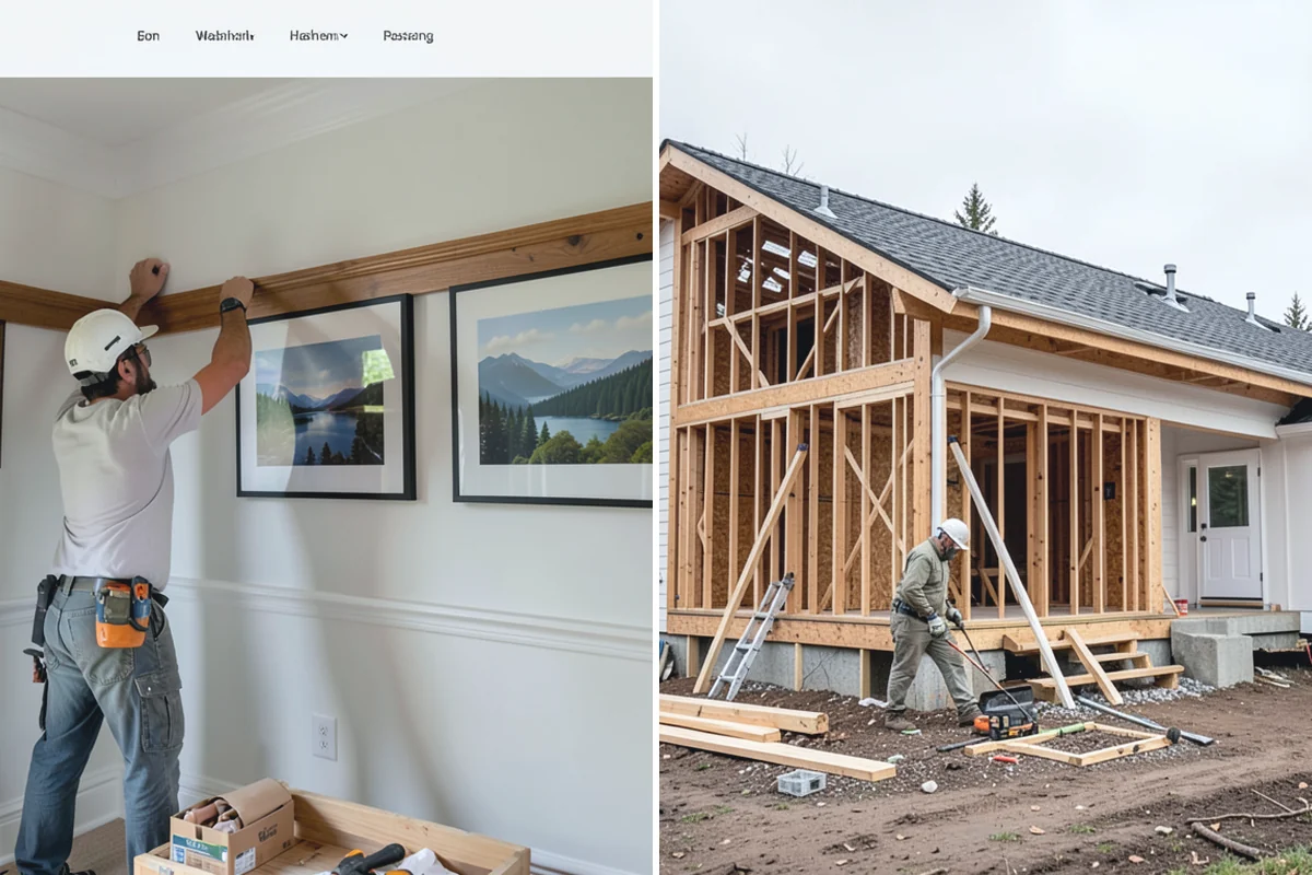 Open Floor Plan Conversion in Hamilton, Skagit County, WA - Identify walls and load paths to remove