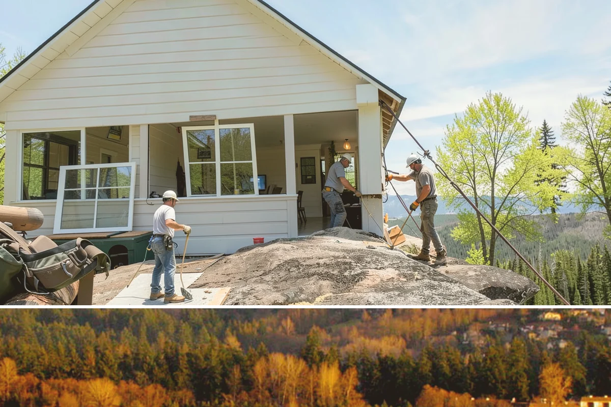 Open Floor Plan Conversion in Kenmore, King County, WA - Conversions happen year-round indoors, with drier seasons easing the coordination of structural inspections.