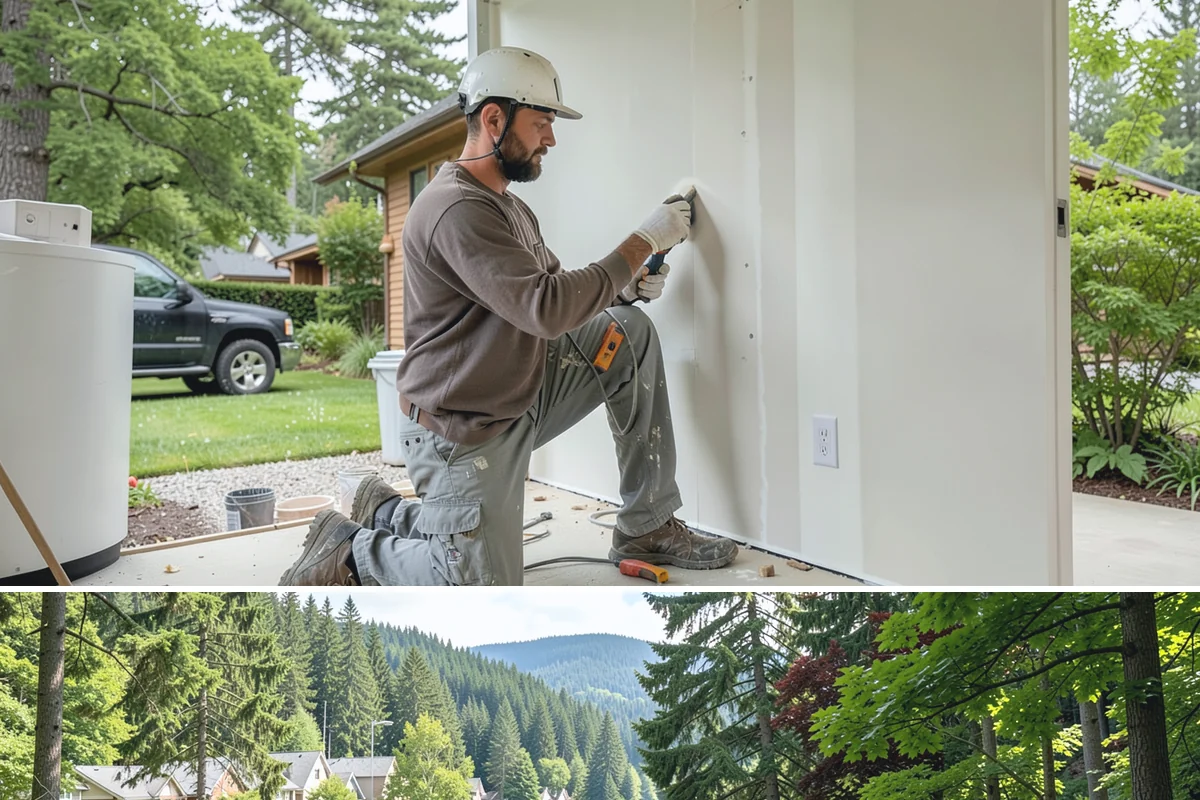 Open Floor Plan Conversion in Lake Forest Park, King County, WA - Conversions happen year-round indoors, with drier seasons easing the coordination of structural inspections.