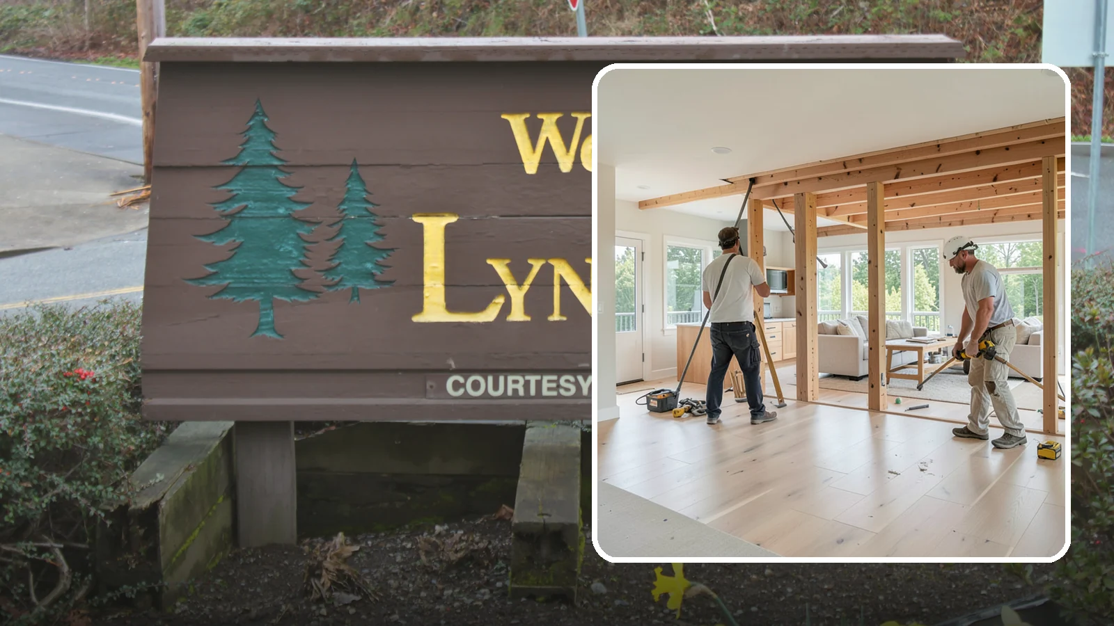 Open Floor Plan Conversion in Lynnwood, Snohomish County, WA - Combining closed-off rooms into one open, connected living space with proper structural support.