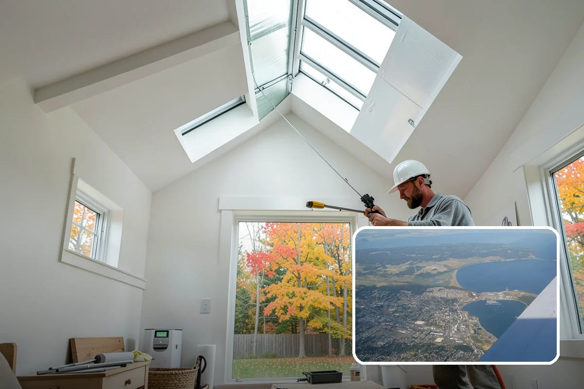 Open Floor Plan Conversion in Oak Harbor, Island County, WA - Creates a bright, connected living area