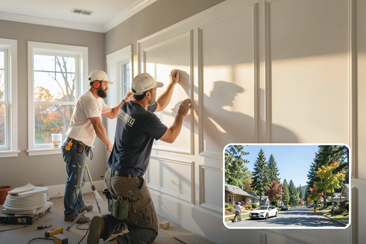 Open Floor Plan Conversion in Orting, Pierce County, WA - Creates a bright, connected living area