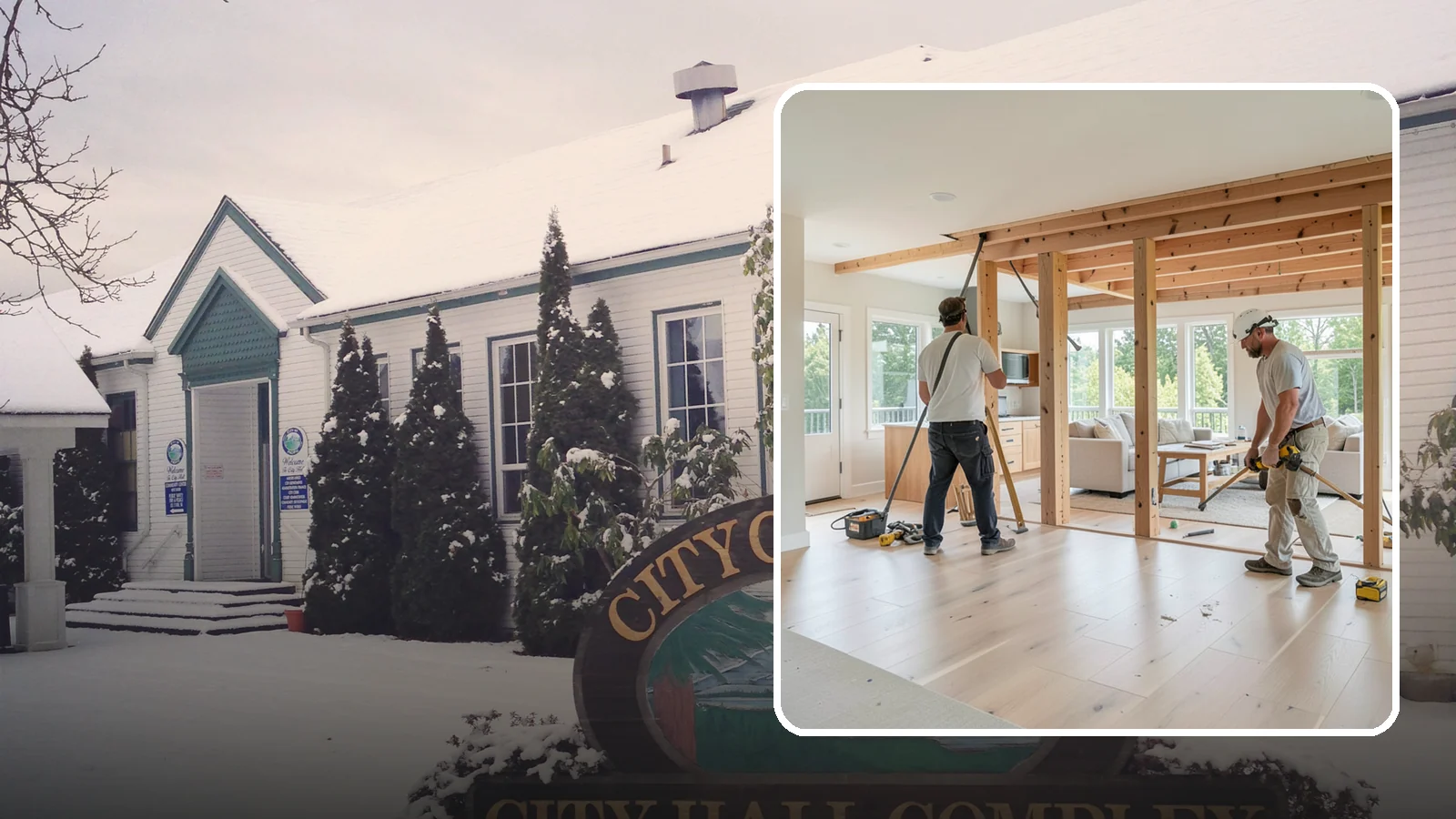 Open Floor Plan Conversion in Pacific, King County, WA - Combining closed-off rooms into one open, connected living space with proper structural support.