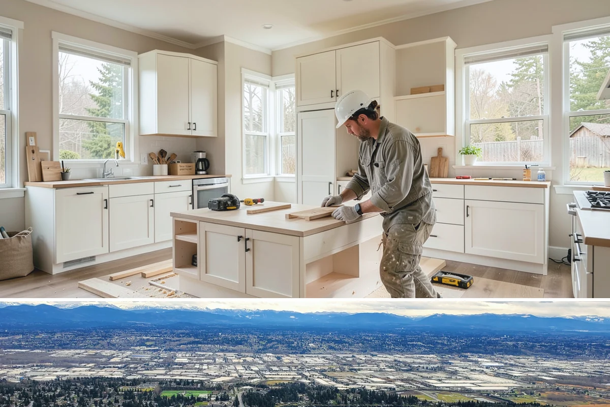 Open Floor Plan Conversion in SeaTac, King County, WA - Conversions happen year-round indoors, with drier seasons easing the coordination of structural inspections.