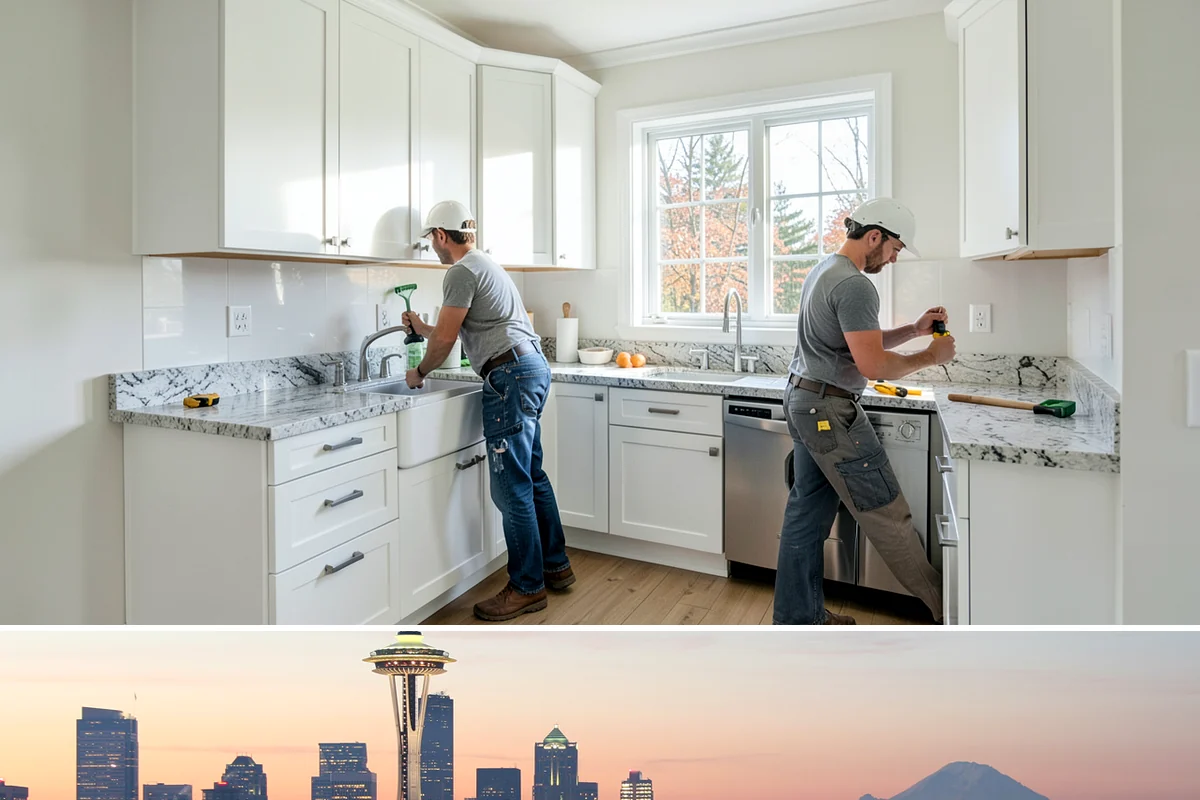 Open Floor Plan Conversion in Seattle, King County, WA - Conversions happen year-round indoors, with drier seasons easing the coordination of structural inspections.