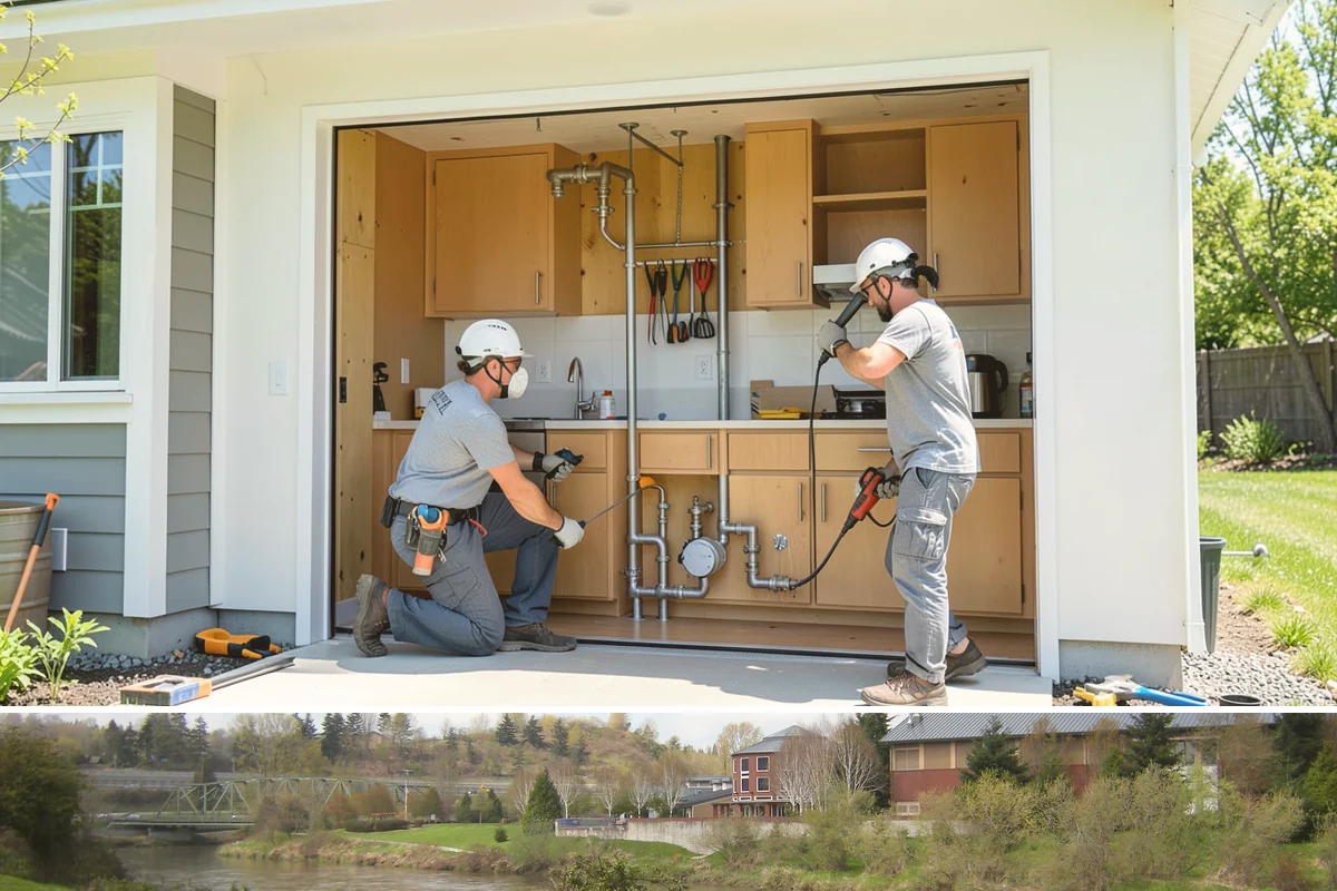 Open Floor Plan Conversion in Tukwila, King County, WA - Conversions happen year-round indoors, with drier seasons easing the coordination of structural inspections.