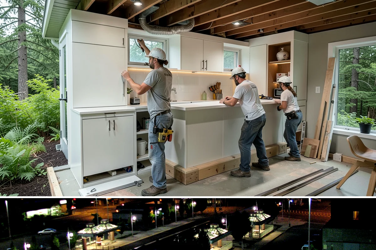 Open Shelving Installation in Auburn, King County, WA - Open shelving installs cleanly in any season and is an easy update alongside other kitchen work.