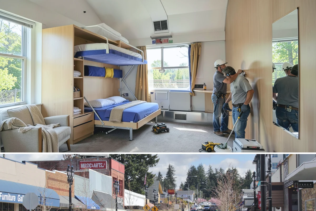 Open Shelving Installation in Bothell, King County, WA - Open shelving installs cleanly in any season and is an easy update alongside other kitchen work.