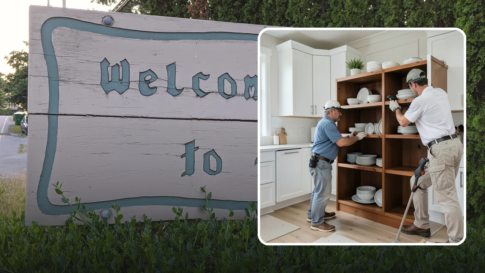 Open Shelving Installation in Brier, Snohomish County, WA - Installing sturdy open shelves to display dishware and create an airy, accessible alternative to upper cabinets.