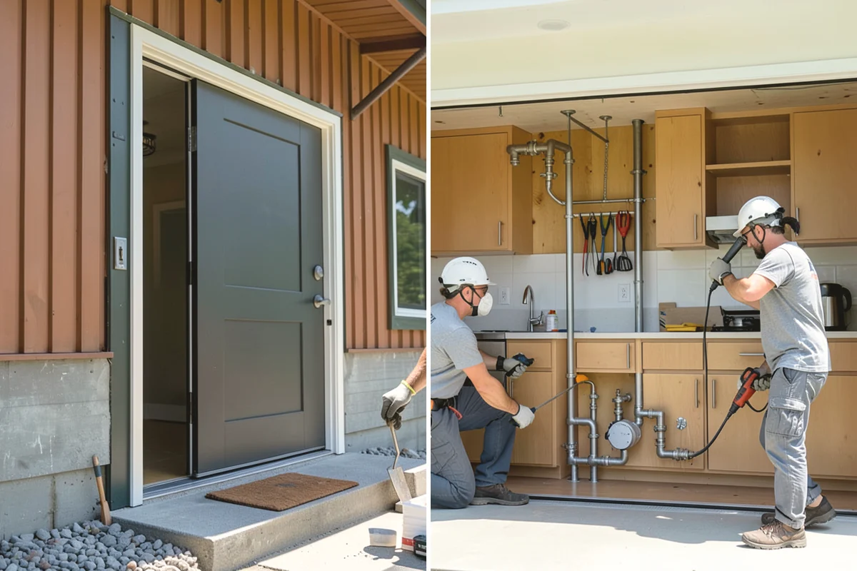 Open Shelving Installation in Burlington, Skagit County, WA - Plan shelf placement and support type