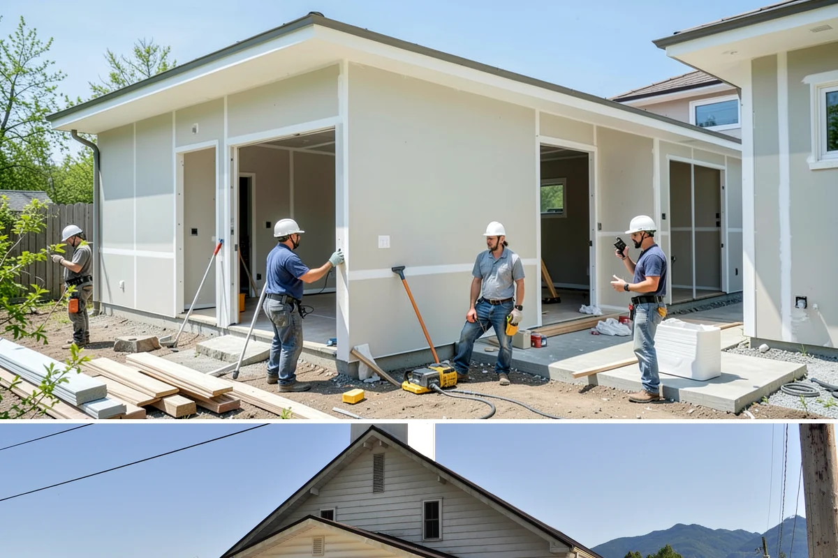 Open Shelving Installation in Concrete, Skagit County, WA - Open shelving installs cleanly in any season and is an easy update alongside other kitchen work.