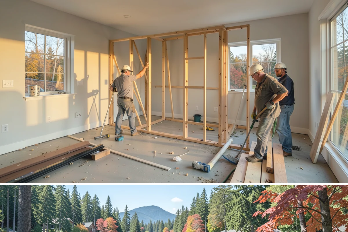 Open Shelving Installation in Covington, King County, WA - Open shelving installs cleanly in any season and is an easy update alongside other kitchen work.