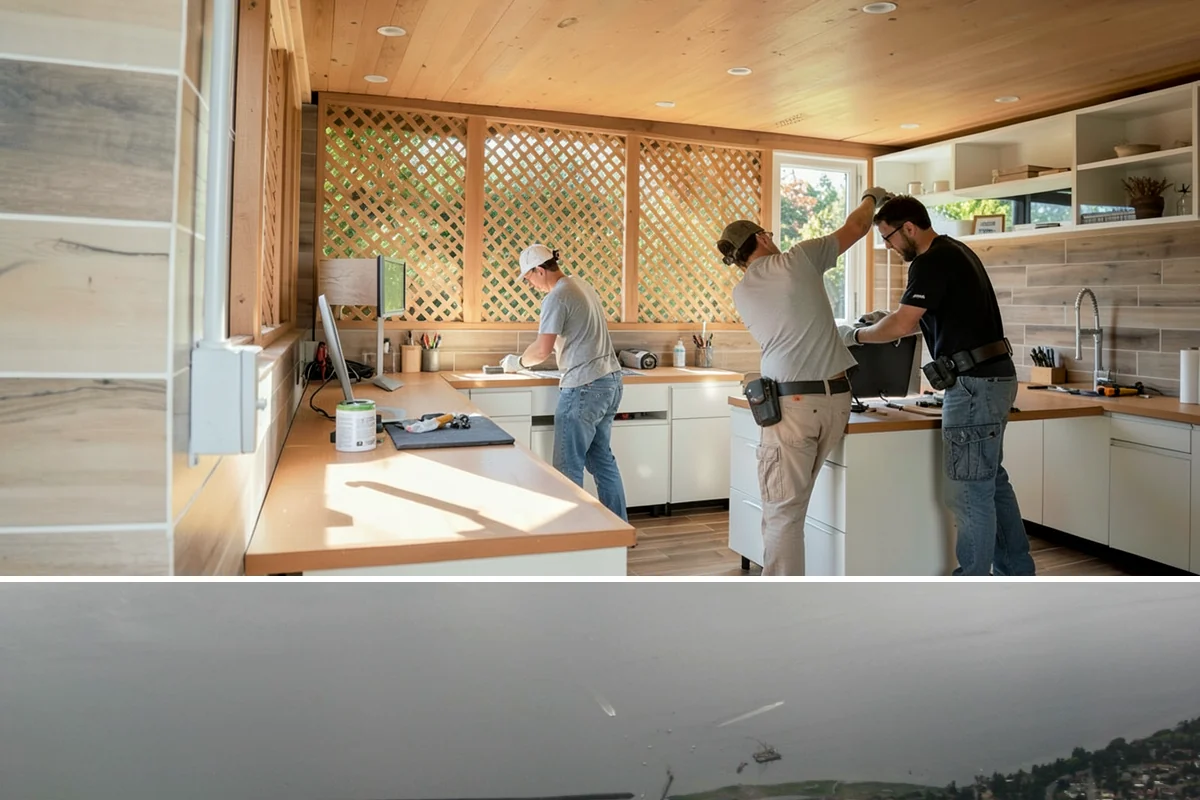 Open Shelving Installation in Des Moines, King County, WA - Open shelving installs cleanly in any season and is an easy update alongside other kitchen work.