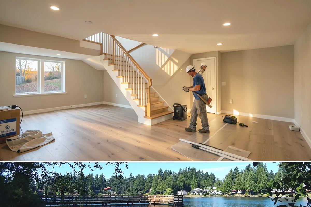 Open Shelving Installation in Federal Way, King County, WA - Open shelving installs cleanly in any season and is an easy update alongside other kitchen work.