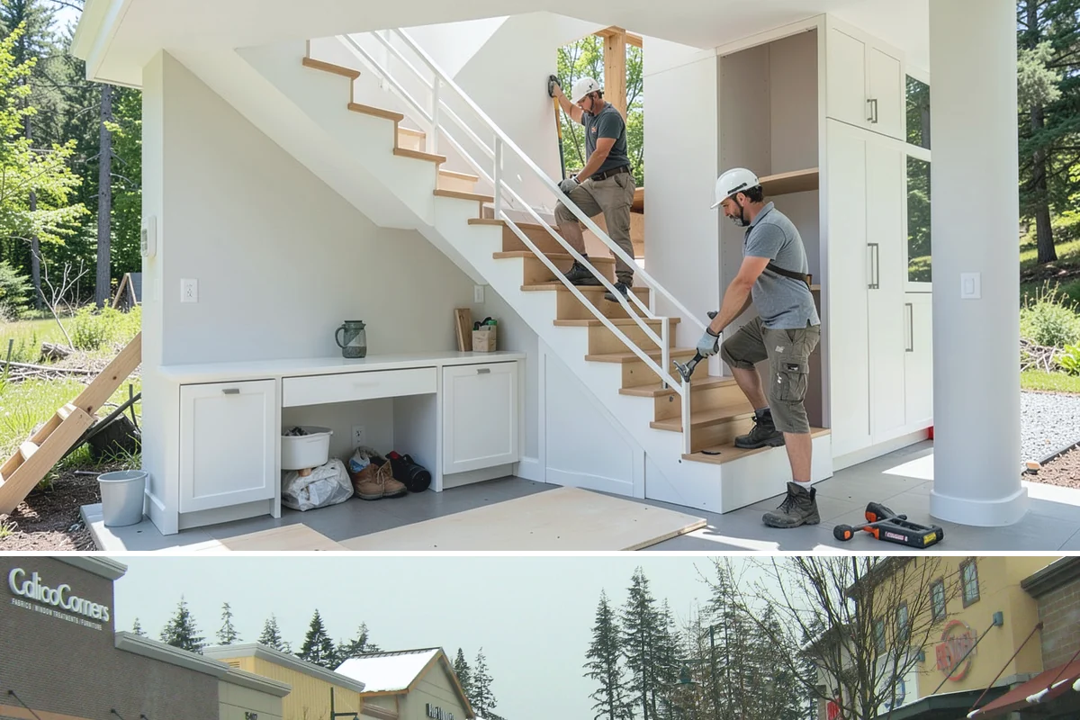 Open Shelving Installation in Mill Creek, Snohomish County, WA - Open shelving installs cleanly in any season and is an easy update alongside other kitchen work.