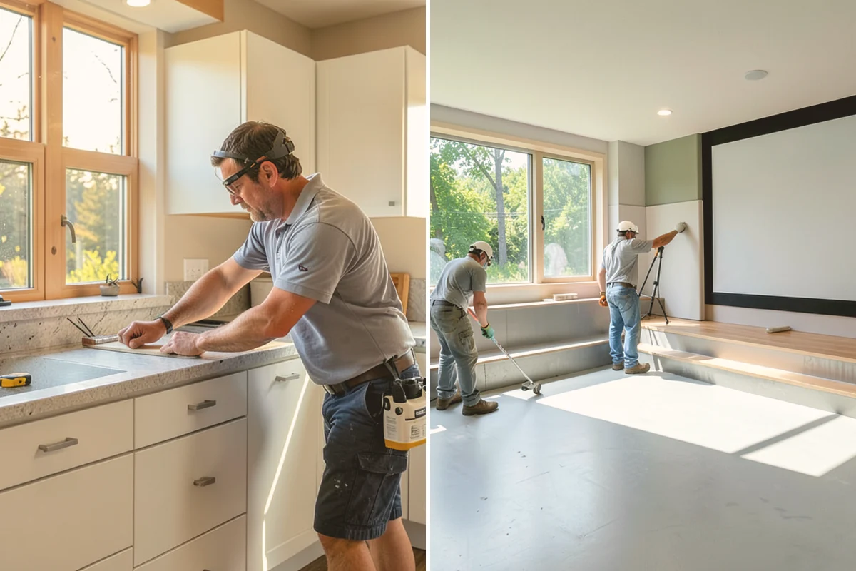 Open Shelving Installation in Newcastle, King County, WA - Plan shelf placement and support type