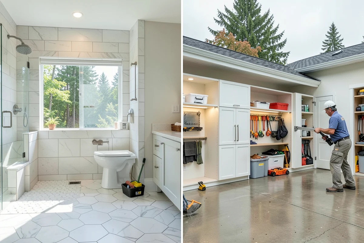 Open Shelving Installation in Normandy Park, King County, WA - Plan shelf placement and support type