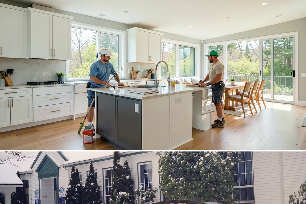 Open Shelving Installation in Pacific, King County, WA - Open shelving installs cleanly in any season and is an easy update alongside other kitchen work.