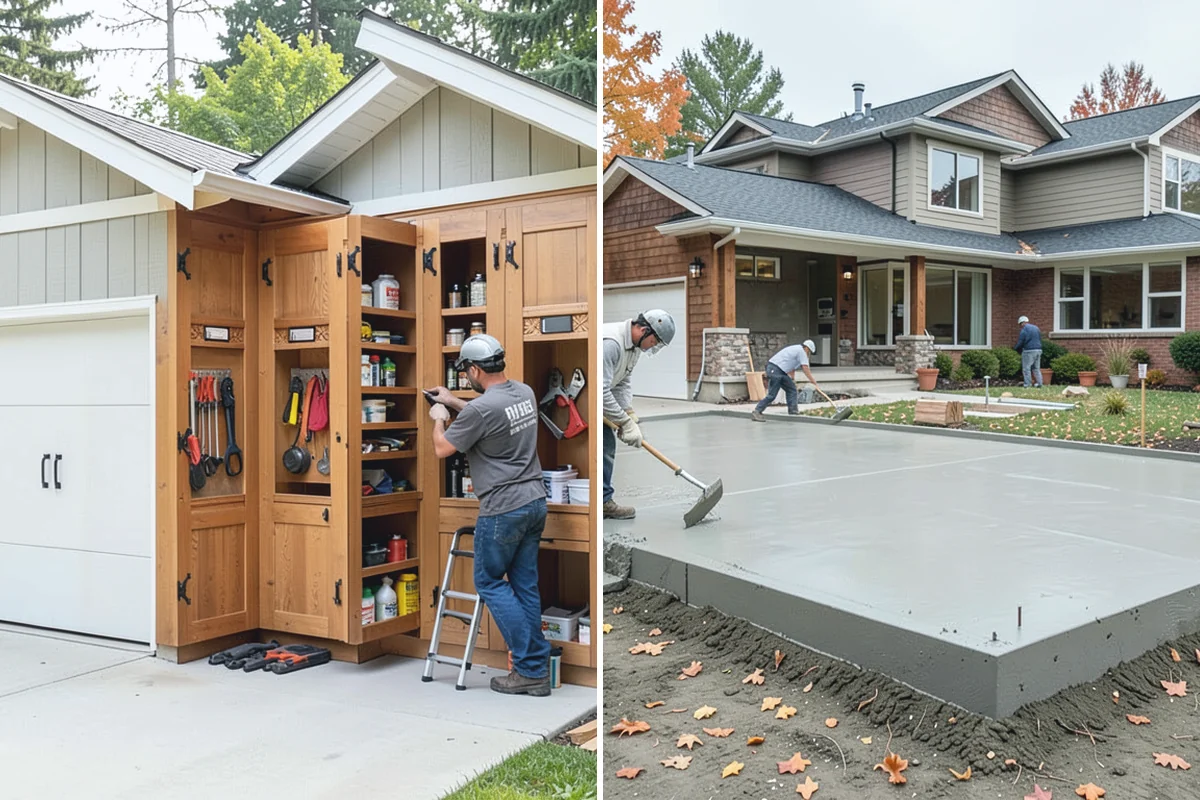 Open Shelving Installation in Redmond, King County, WA - Plan shelf placement and support type