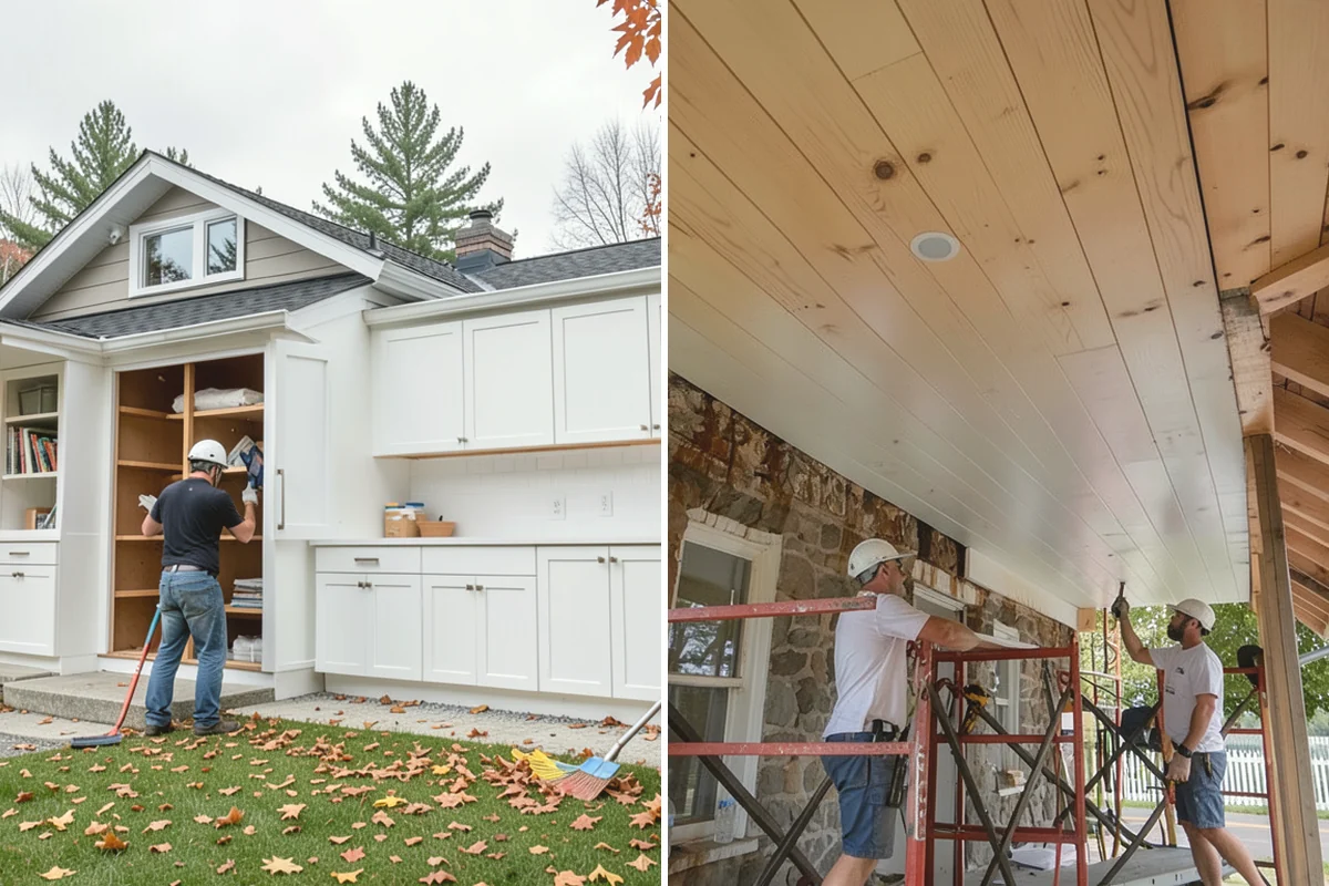 Open Shelving Installation in Ruston, Pierce County, WA - Plan shelf placement and support type