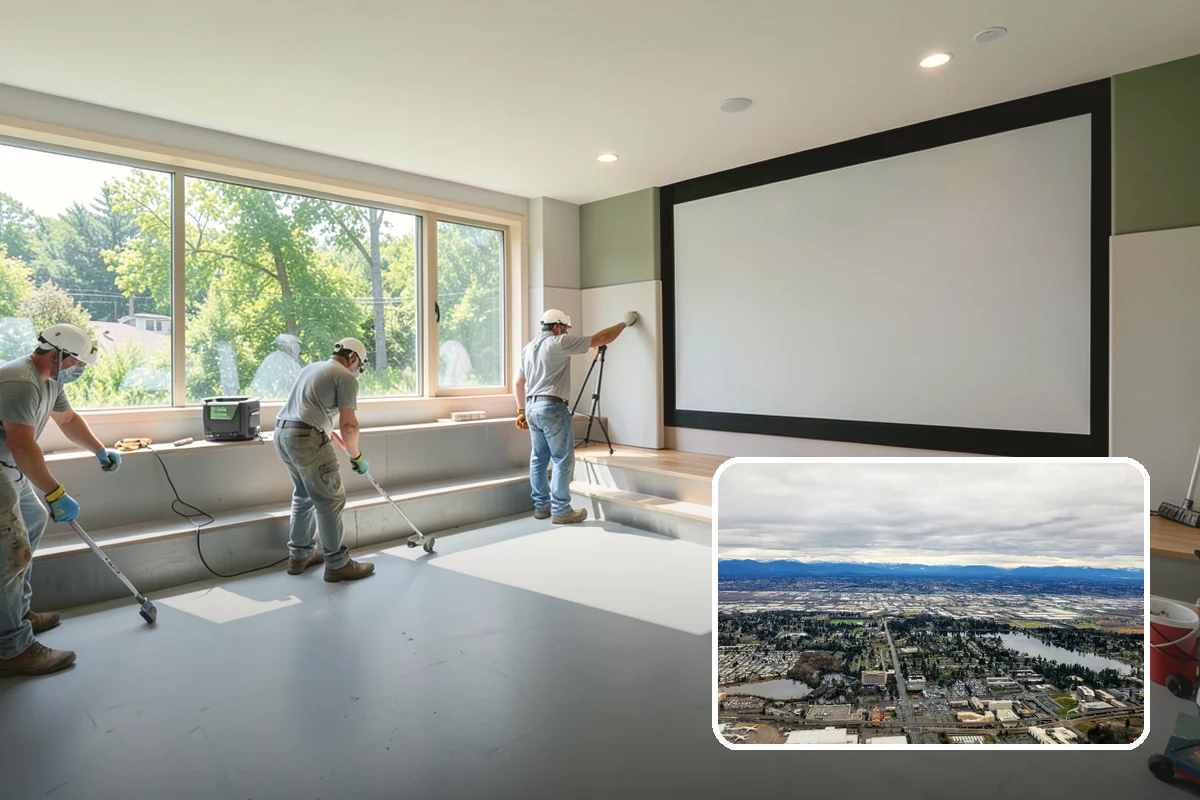 Open Shelving Installation in SeaTac, King County, WA - An open, airy feel over solid cabinets