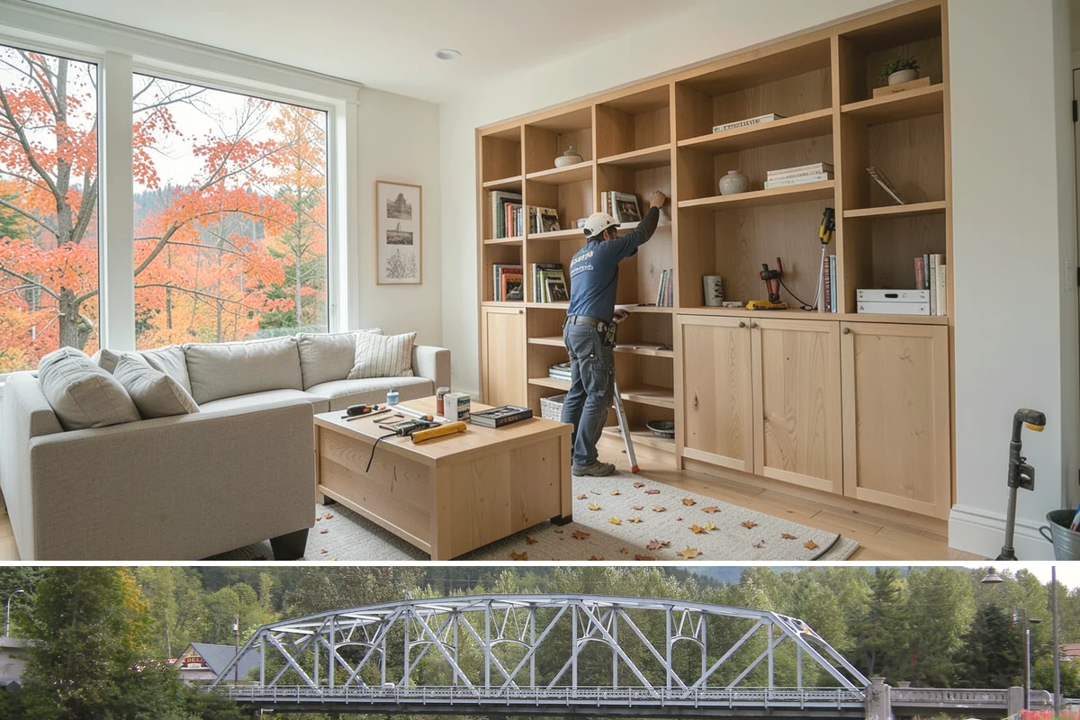 Open Shelving Installation in Skykomish, King County, WA - Open shelving installs cleanly in any season and is an easy update alongside other kitchen work.