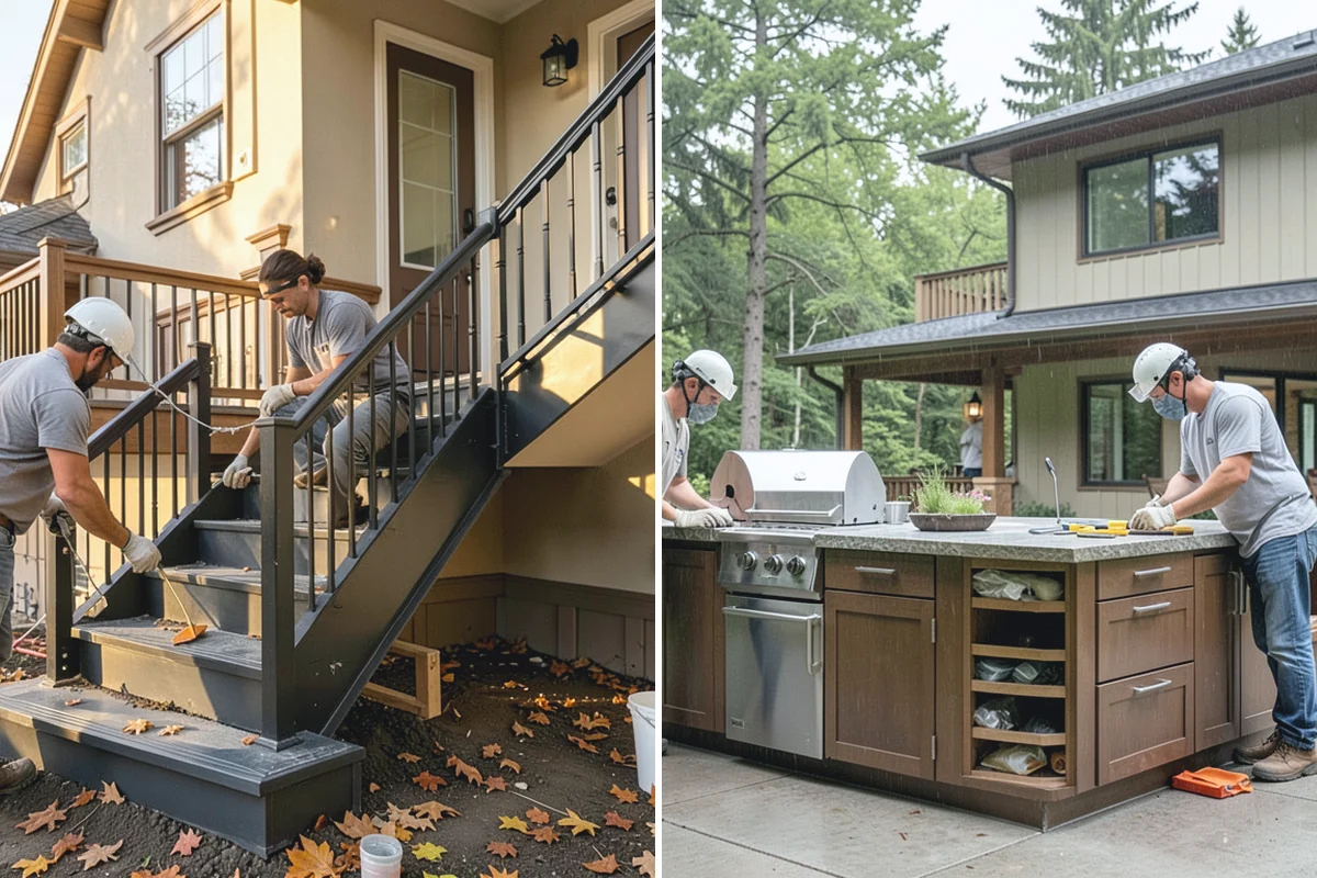 Outdoor Bar Construction in Buckley, Pierce County, WA - Plan the bar layout, seating, and utilities