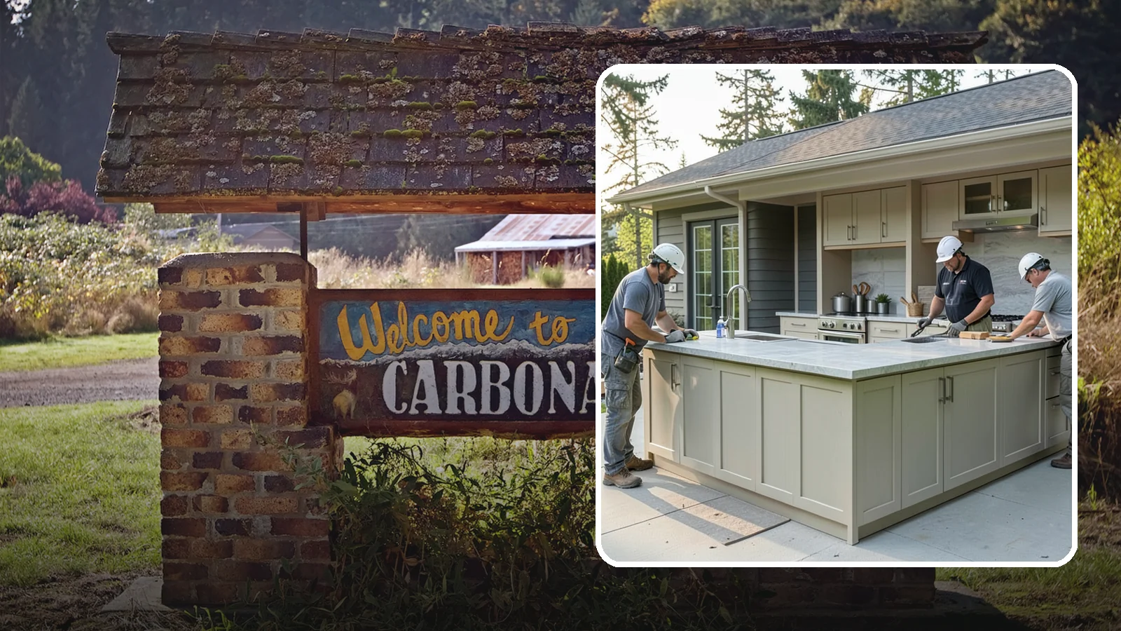 Outdoor Bar Construction in Carbonado, Pierce County, WA - A weatherproof outdoor bar that anchors your entertaining space with serving counters, storage, and seating.
