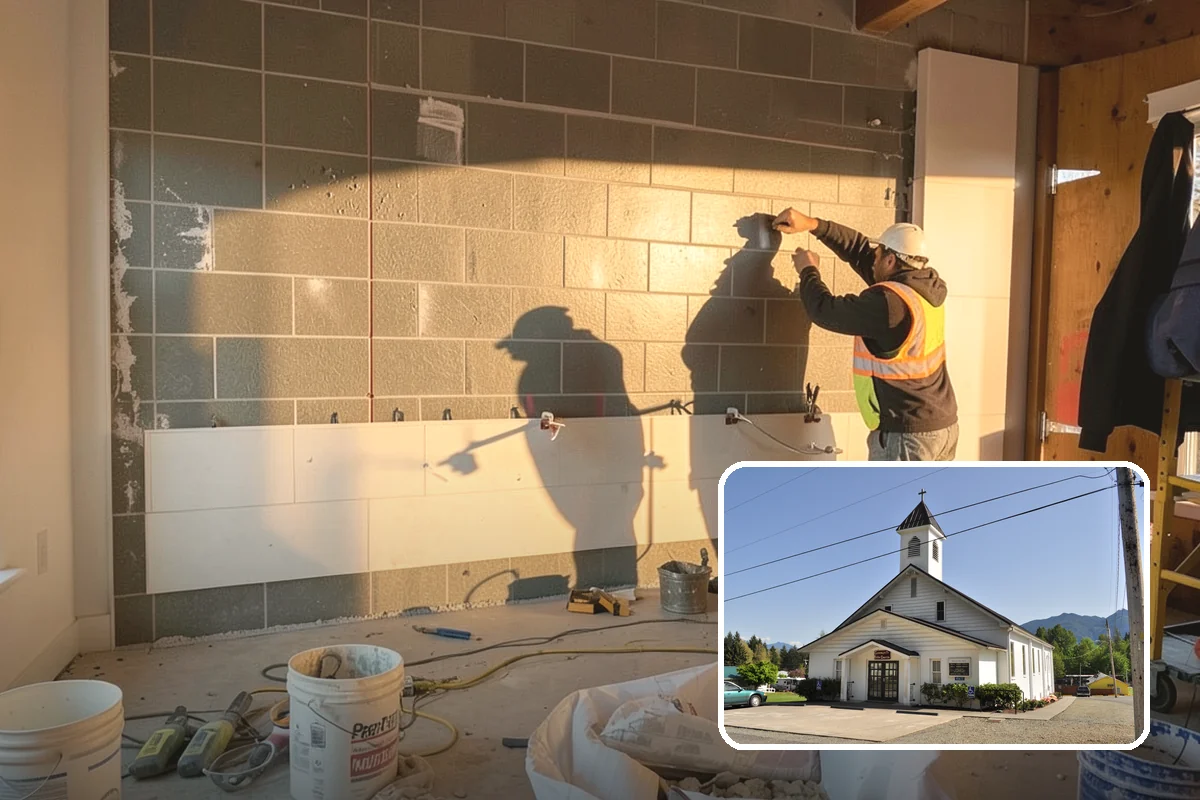 Outdoor Bar Construction in Concrete, Skagit County, WA - Creates a dedicated serving and gathering spot