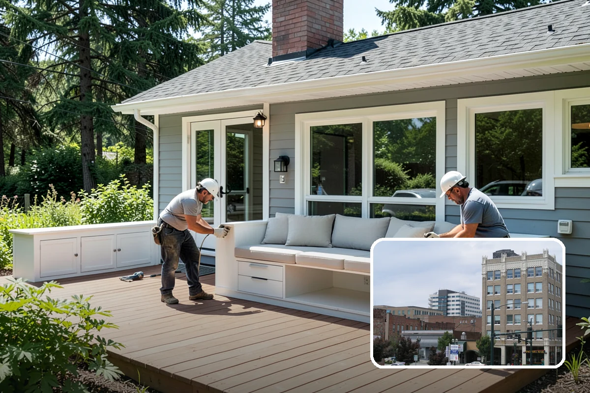 Outdoor Bar Construction in Everett, Snohomish County, WA - Creates a dedicated serving and gathering spot