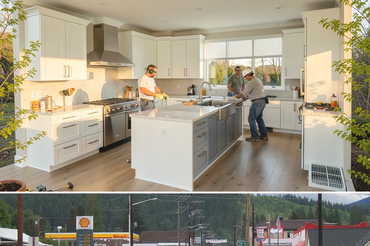 Outdoor Bar Construction in Granite Falls, Snohomish County, WA - Summer builds give concrete, sealants, and finishes time to cure before the rains return.
