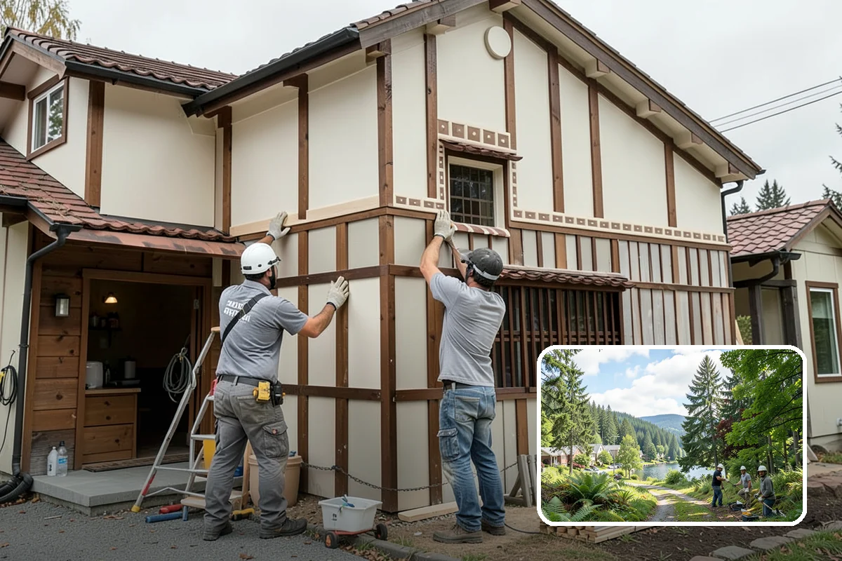 Outdoor Bar Construction in Lake Forest Park, King County, WA - Creates a dedicated serving and gathering spot