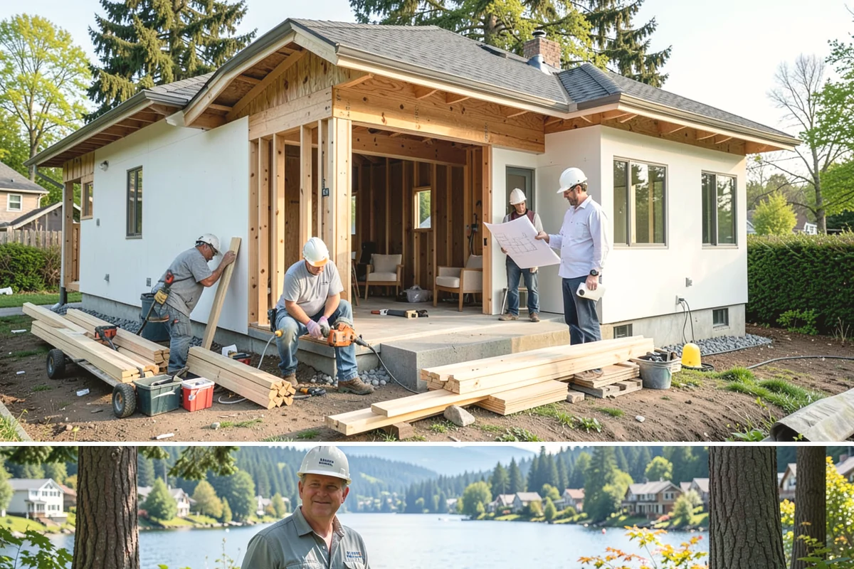 Outdoor Bar Construction in Milton, King County, WA - Summer builds give concrete, sealants, and finishes time to cure before the rains return.