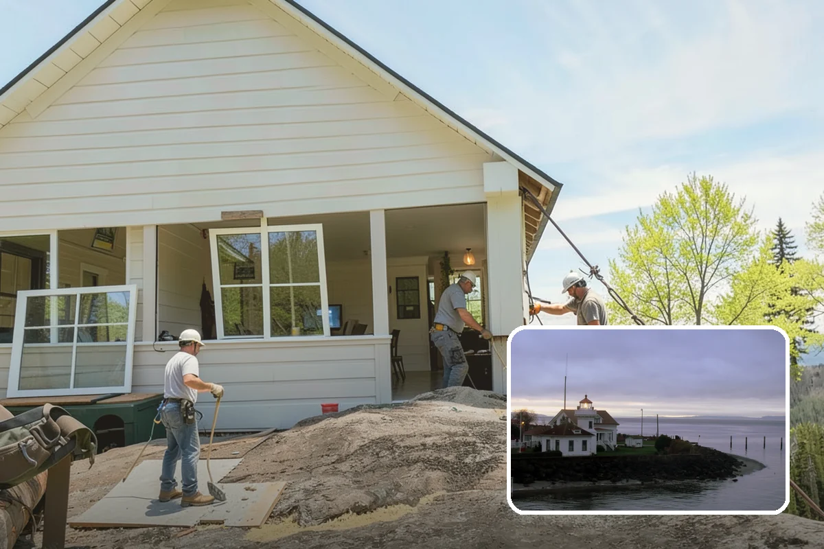 Outdoor Bar Construction in Mukilteo, Snohomish County, WA - Creates a dedicated serving and gathering spot