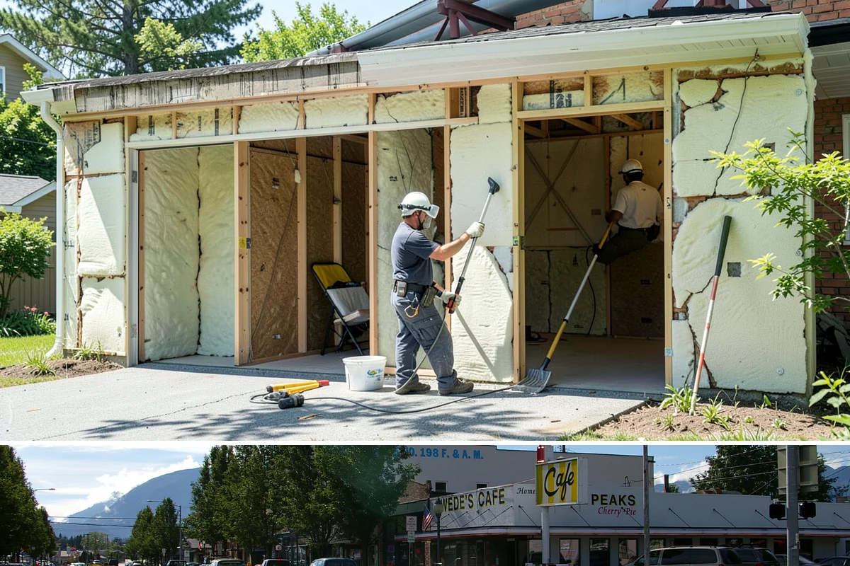 Outdoor Bar Construction in North Bend, King County, WA - Summer builds give concrete, sealants, and finishes time to cure before the rains return.