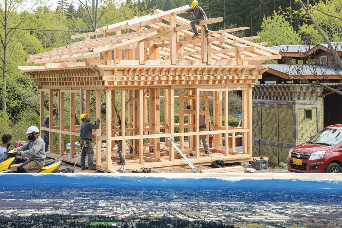 Outdoor Bar Construction in SeaTac, King County, WA - Summer builds give concrete, sealants, and finishes time to cure before the rains return.