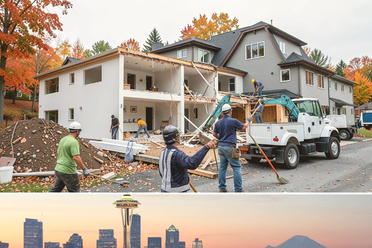Outdoor Bar Construction in Seattle, King County, WA - Summer builds give concrete, sealants, and finishes time to cure before the rains return.