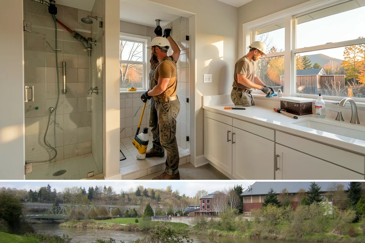 Outdoor Bar Construction in Tukwila, King County, WA - Summer builds give concrete, sealants, and finishes time to cure before the rains return.