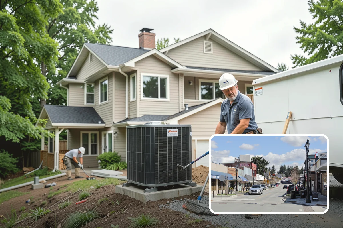 Outdoor Fireplace Construction in Bothell, King County, WA - Extends comfortable outdoor time into cooler months