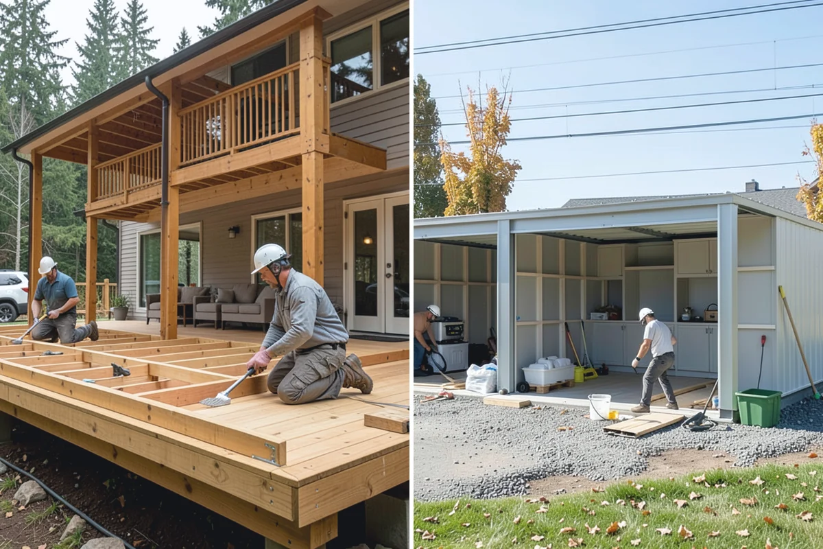 Outdoor Fireplace Construction in Des Moines, King County, WA - Confirm location, fuel type, and clearance requirements