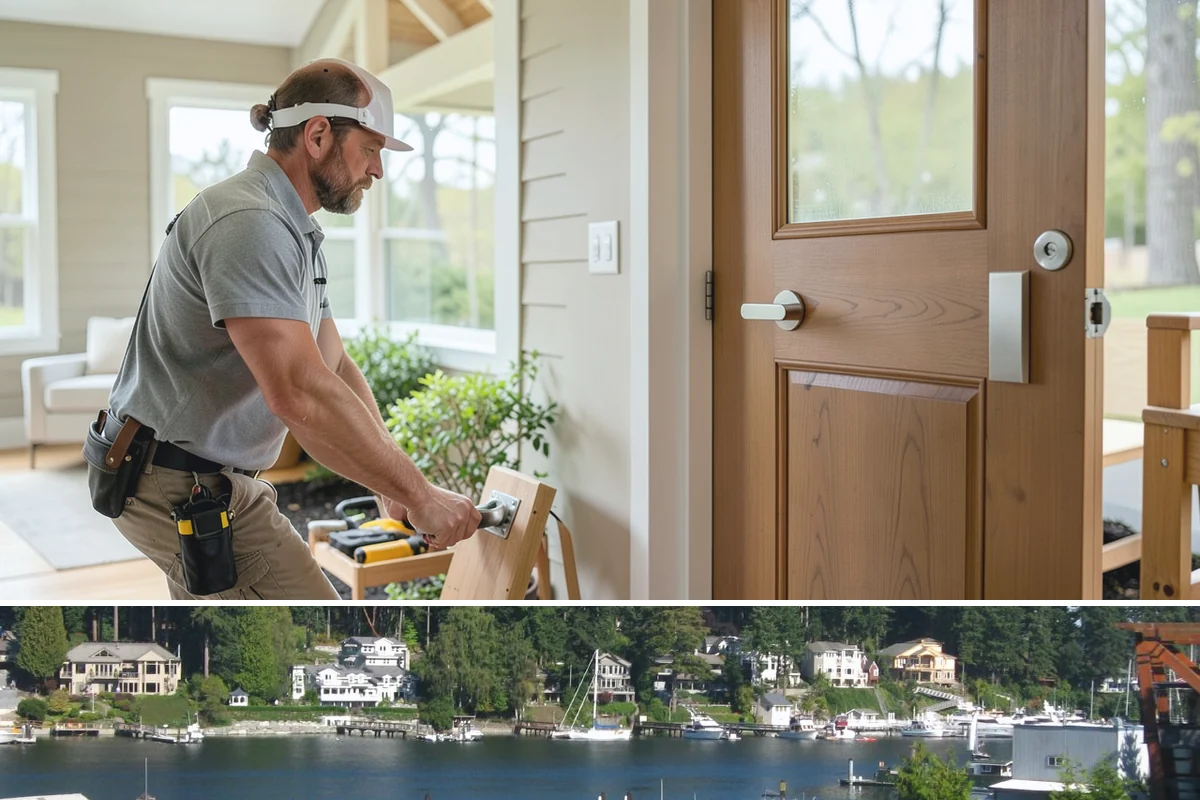 Outdoor Fireplace Construction in Gig Harbor, Pierce County, WA - Late spring and summer give mortar and concrete the dry, warm cure they need before fall use.