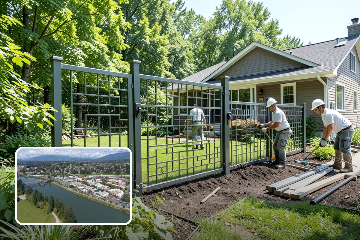 Outdoor Fireplace Construction in Mount Vernon, Skagit County, WA - Extends comfortable outdoor time into cooler months