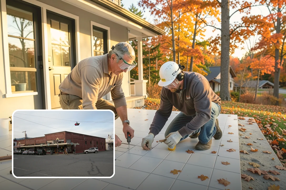 Outdoor Fireplace Construction in Sedro-Woolley, Skagit County, WA - Extends comfortable outdoor time into cooler months