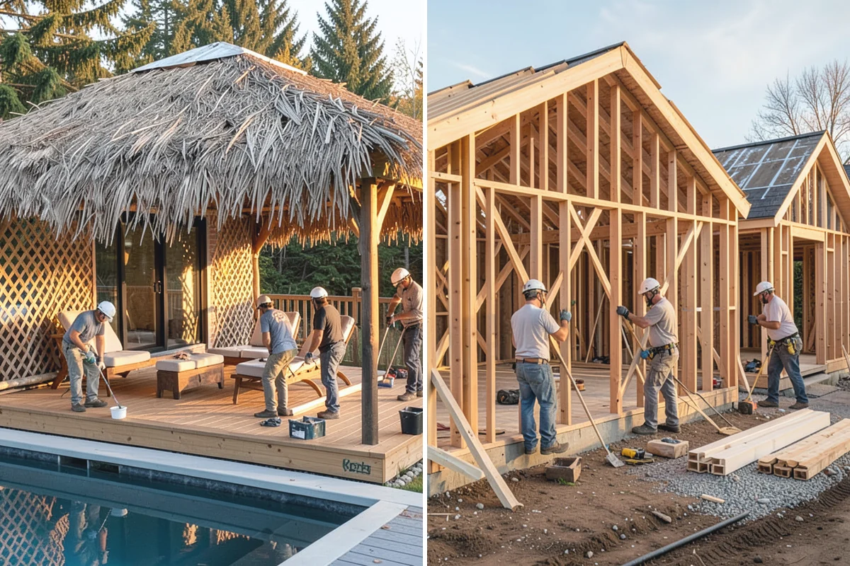 Outdoor Fireplace Construction in Sumner, Pierce County, WA - Confirm location, fuel type, and clearance requirements
