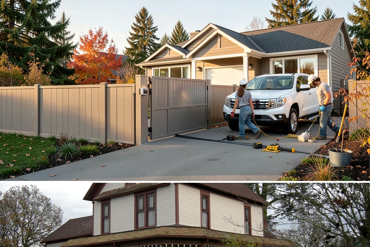 Outdoor Fireplace Construction in Sumner, Pierce County, WA - Late spring and summer give mortar and concrete the dry, warm cure they need before fall use.